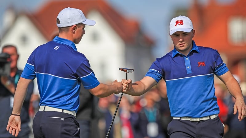 Alex Fitzpatrick and Conor Purcell got the first point of the day for GB & Ireland