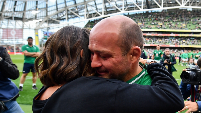 Rory Best: "These moments are made special by your team by your family and by so many people."