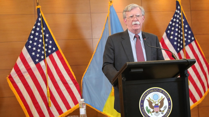 Mr Bolton tweeted a satellite image he said showed the ship anchored two nautical miles off Tartus