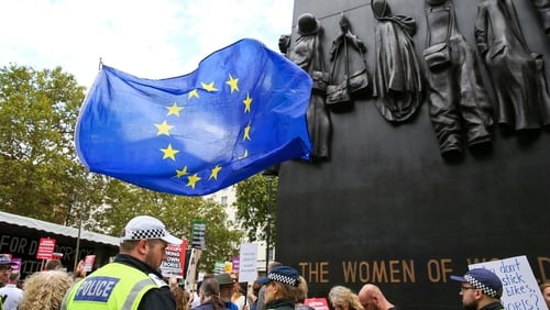 The March for Change rally is among the tens of anti-Brexit events held across the UK