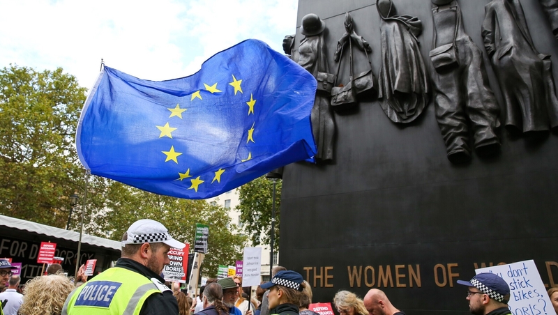The March for Change rally is among the tens of anti-Brexit events held across the UK