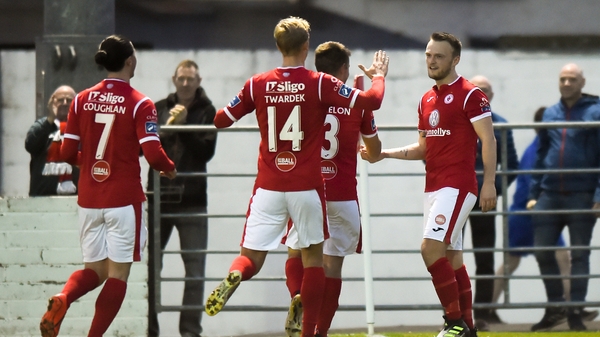 David Cawley was on the mark for Sligo