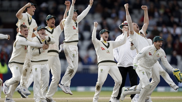Australia get the celebrations started at Old Trafford