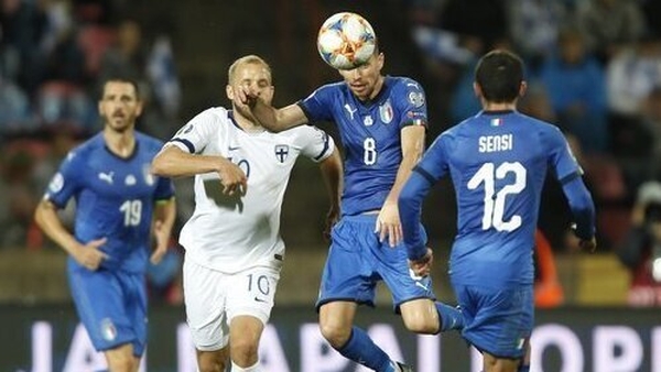 Jotgini scored from the spot to give Italy a win in Tampere