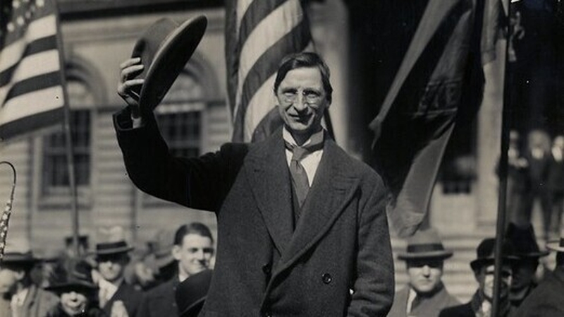 Éamon De Valera on tour in America in 1919