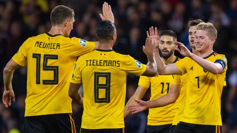 Belgium top the group with six wins from six