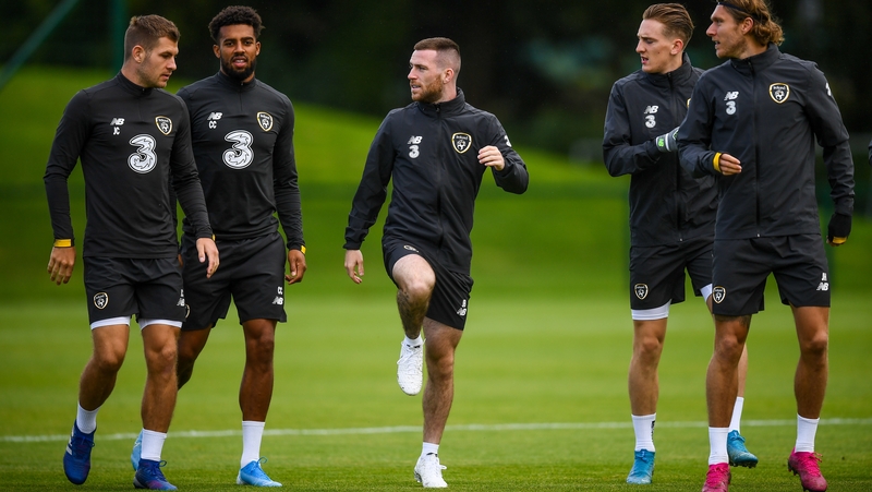 Jack Byrne has looked at home in his first Ireland senior squad