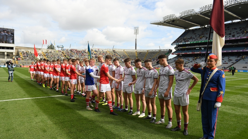 Respect hand shake prior to this year's minor final
