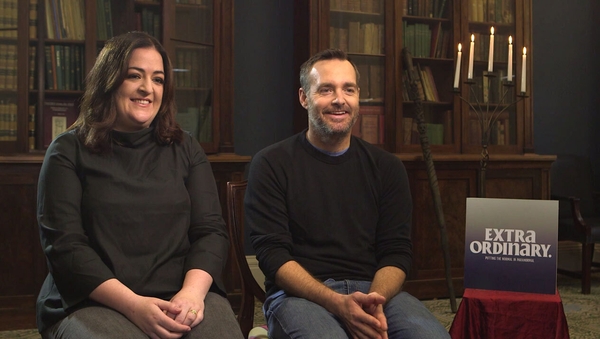 Maeve Higgins and Will Forte