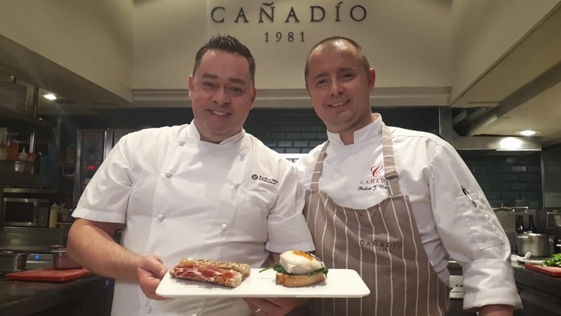 Neven's Spanish Food Trails: Grilled Marinated Chicken Caesar Salad with Anchovies