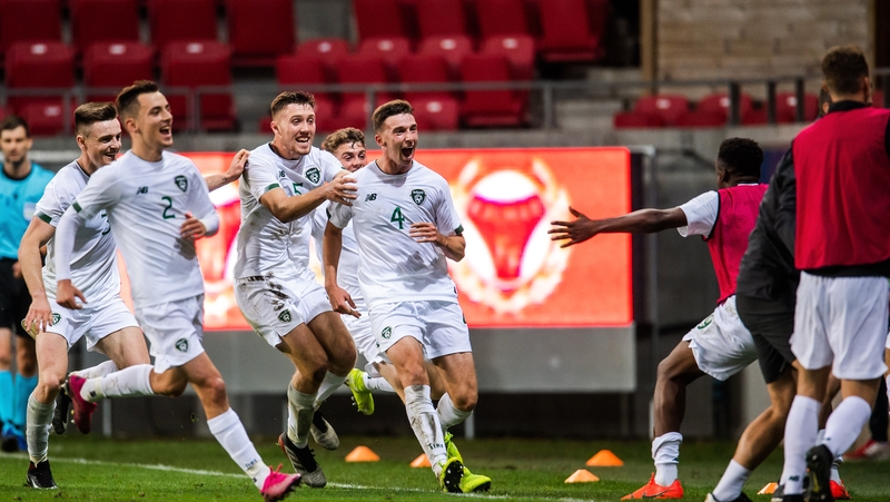 Conor Masterson was also on target for Ireland