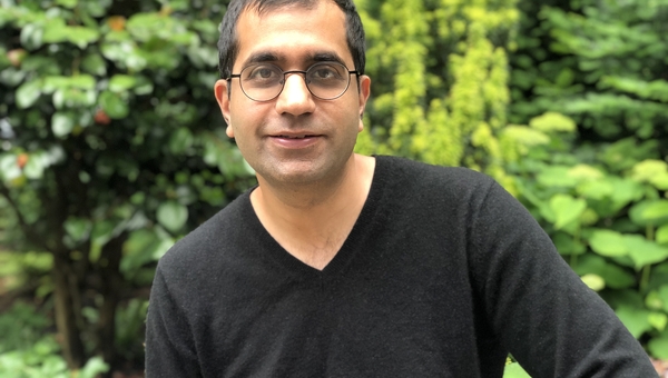 Sameer Rahim: his debut novel depicts two families in restrained conflict in London.
