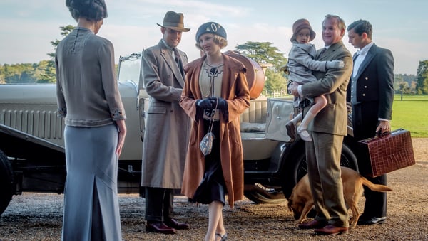 A scene from the first Downton Abbey movie in 2019