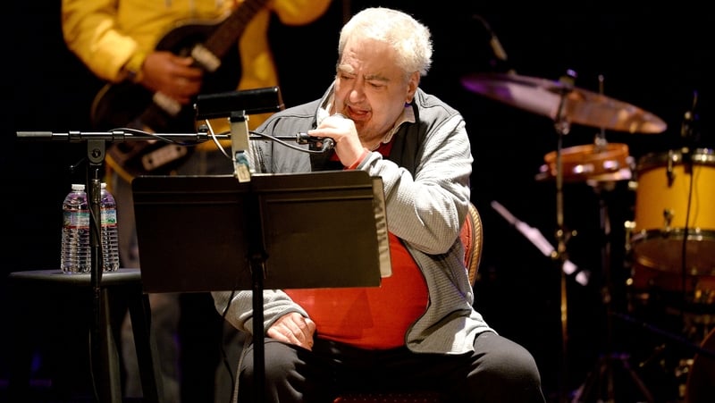 Daniel Johnston performing in 2017, image credit: Getty