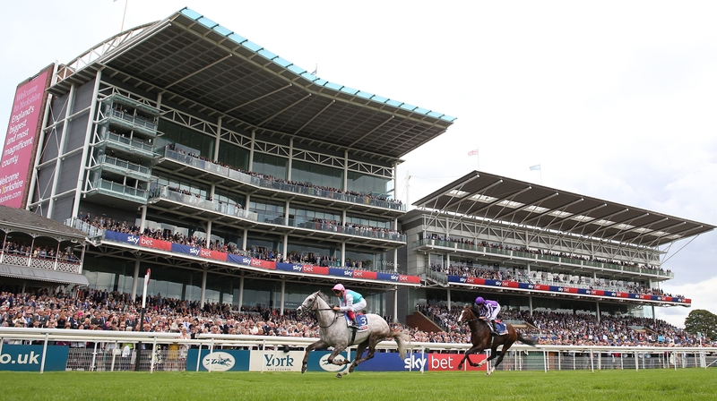 Logician going on to win the Voltigeur Stakes at York