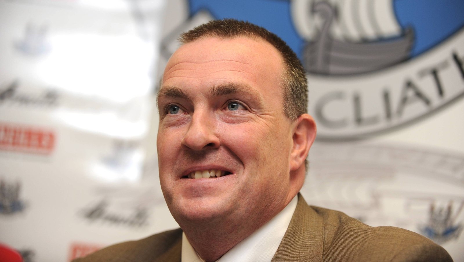 Gilroy at his unveiling as Dublin football manager in late 2008