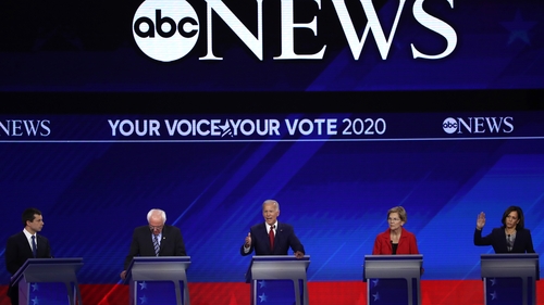 Joe Biden pushed hard against Bernie Sanders and Elizabeth Warren in an almost three-hour showdown in Houston