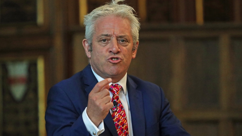John Bercow said he regards the Tories under Boris Johnson as 'reactionary'