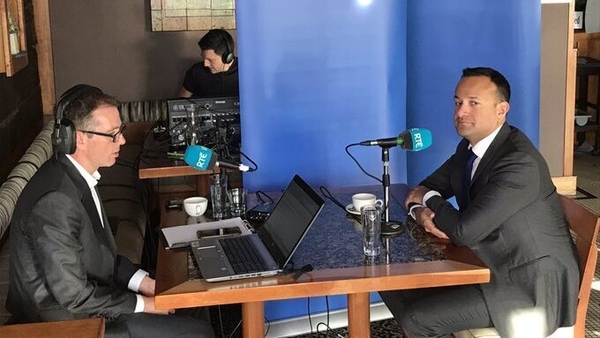 Leo Varadkar spoke on RTÉ's Morning Ireland from the Fine Gael party think-in Co Cork