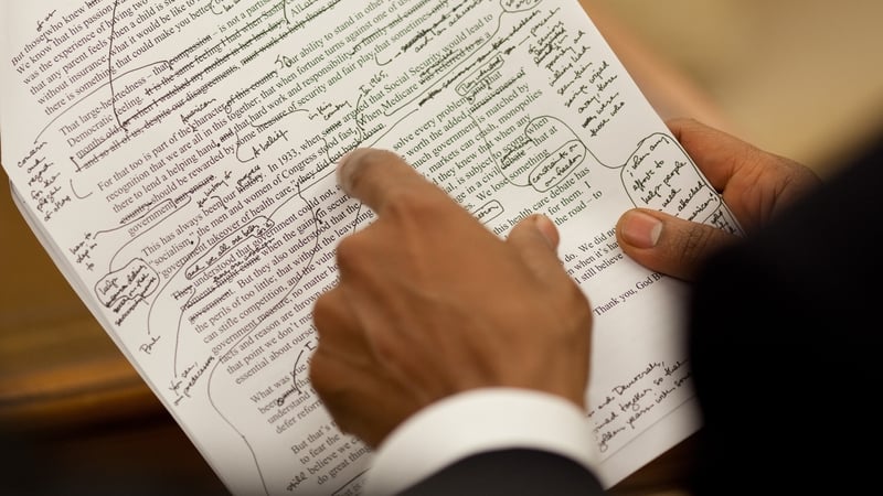 The pen is mightier than the sword - the art of speech writing