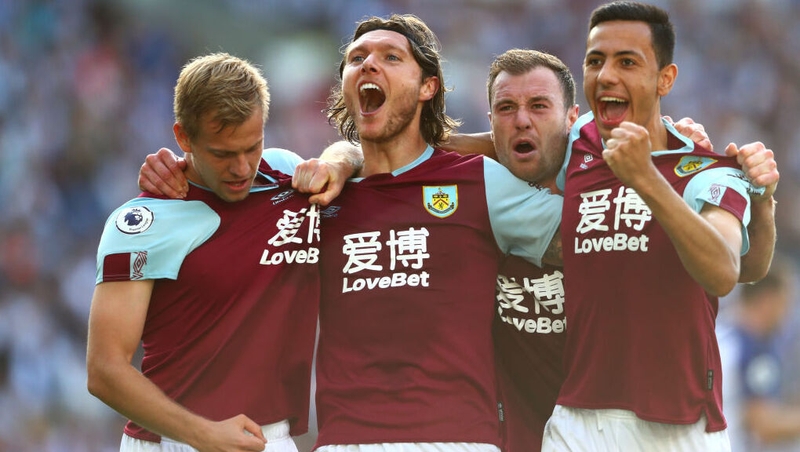 Jeff Hendrick celebrates his last-gasp equaliser against Brighton
