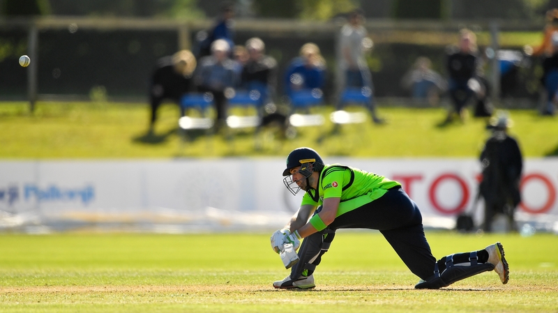 Andrew Balbirnie in action against Scotland in Malahide
