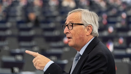 With six weeks until Britain is due to leave the EU, Jean-Claude Juncker warned that the risk of a no-deal Brexit was 'very real'