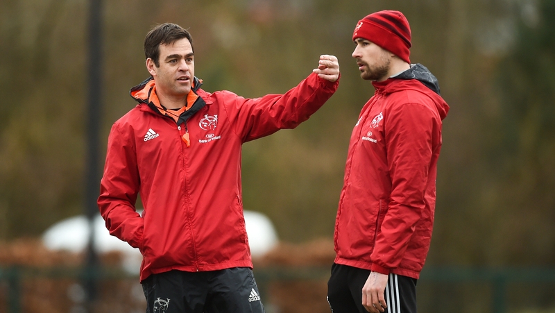 Johann van Graan, left, isn't surprised by Felix Jones' impact with South Africa