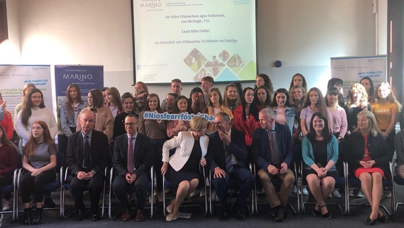 Seoladh an chéim in Institiúid Oideachais Marino