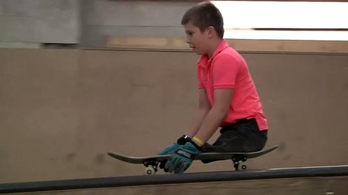 Max hopes to one day take part in the Paralympics