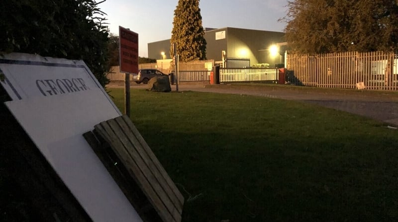 Protesters stood down their action at Slaney Meats near Bunclody