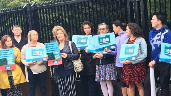 Around 1,000 school secretaries are due to strike as part of their campaign to secure better pay and working conditions