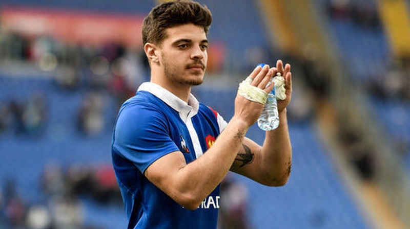 Twenty four years on from his father's debut Romain Ntamack will make his World Cup start