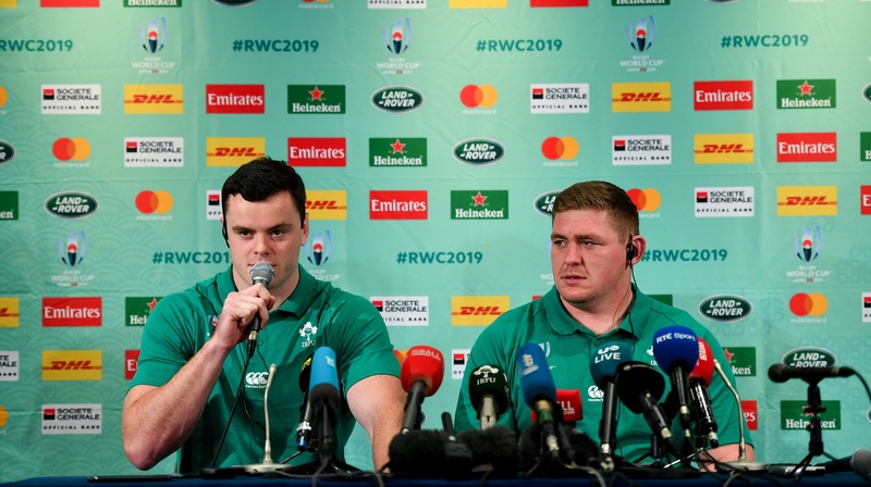 James Ryan and Tadhg Furlong at Friday's press conference