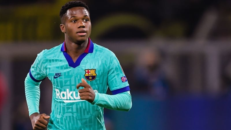 Ansu Fati is was eligible to play for Guinea-Bissau, the country of his birth, as well as Portugal.