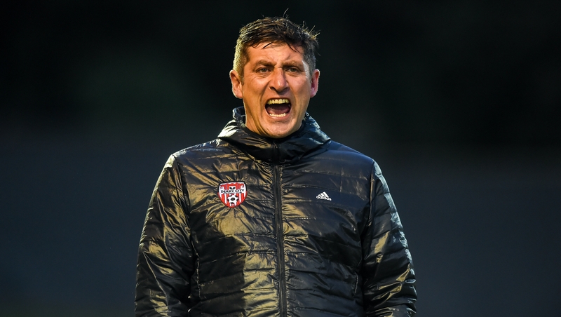 Derry City manager Declan Devine