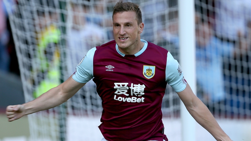 Burnley's Chris Wood was on the double