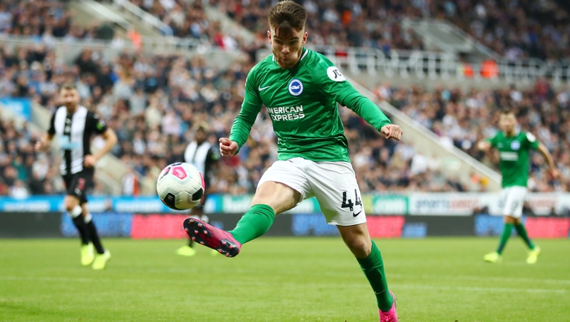 Aaron Connolly almost flicked home the winner