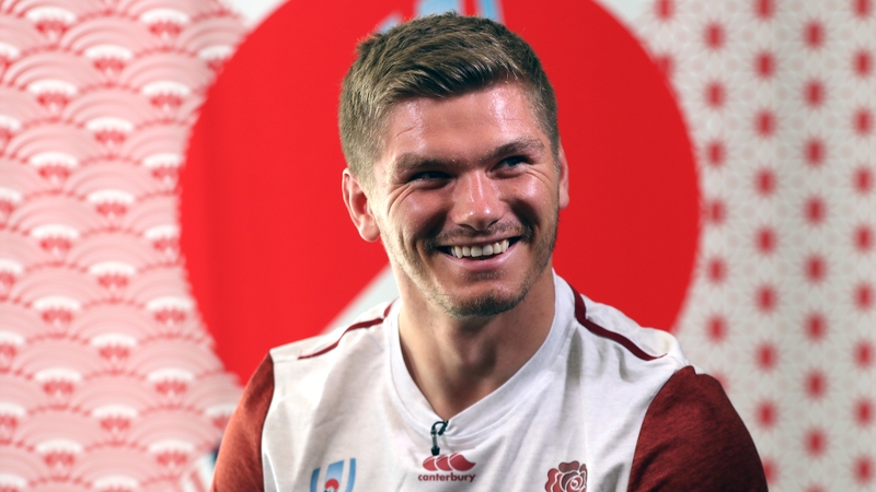 The England captain in relaxed form