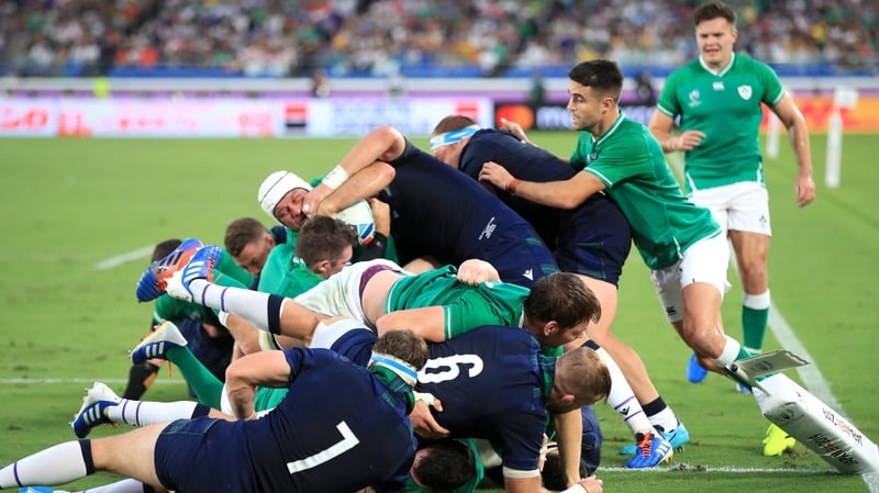 Rory Best won his 121st cap and scored his 11th try