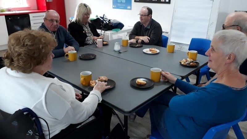 People gather for support at the Longford stroke recovery group
