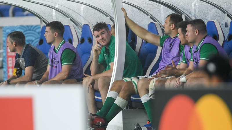 Peter O'Mahony was replaced during the win over Scotland