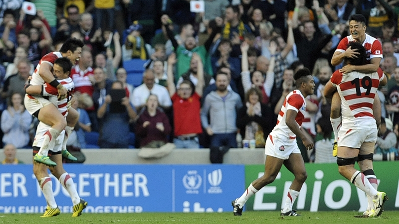 Japan famously beat South Africa at RWC2015