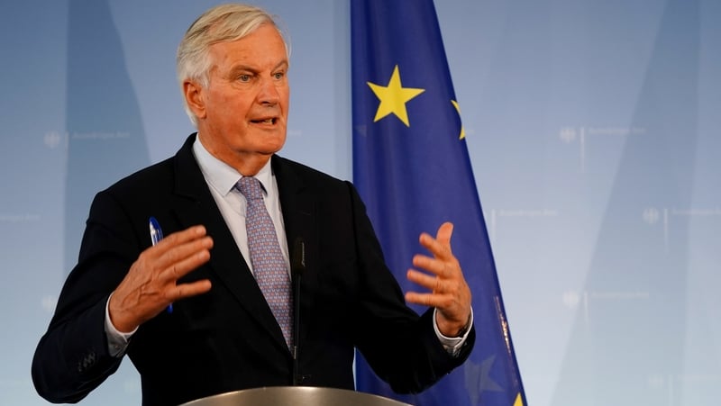 Michel Barnier was speaking after meeting German Foreign Minister Heiko Maas
