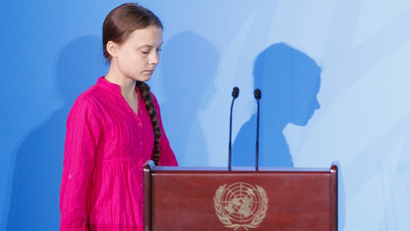 Greta Thunberg opened the United Nations Climate Action Summit today