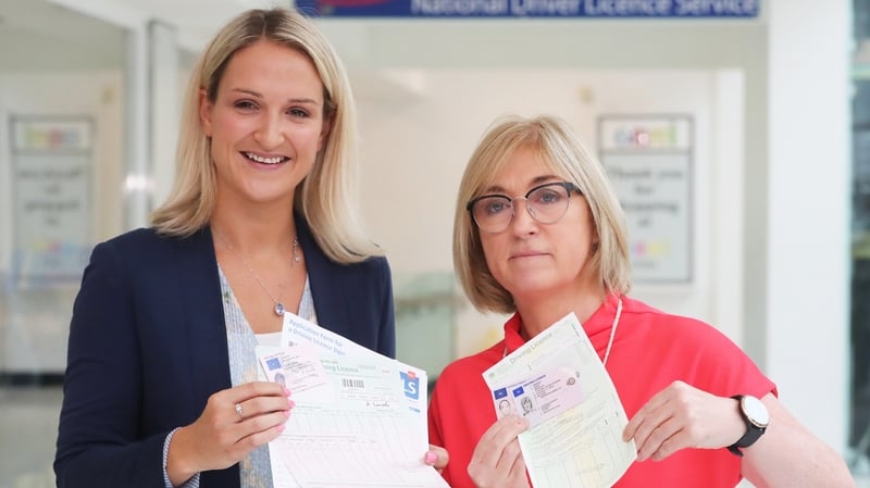 Minister of Sate for European Affairs Helen McEntee, alongside RSA Chief Moyagh Murdock at the NDLS in Santry