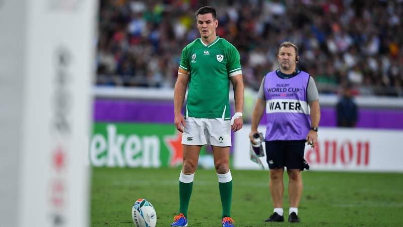 Jonathan Sexton was withdrawn after 57 minutes against the Scots