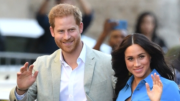 The couple have landed in South Africa with their four-month-old son