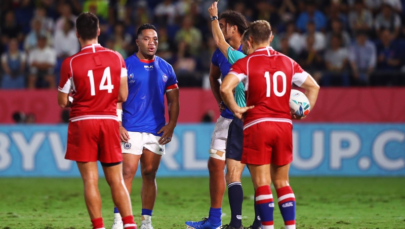 Motu Matu'u will miss his side's clash with Ireland