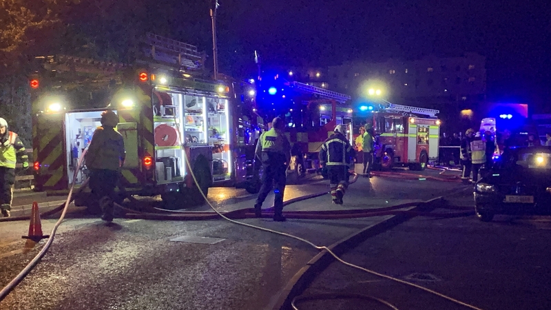 Galway Fire Service iworked to bring the fire under control